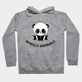 Weally Adorwable Panda Bear Hoodie